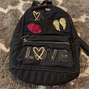 Victoria’s Secret backpack purse - like brand new!